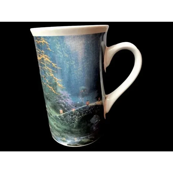 Thomas Kincade Large Coffee Latte Mug Cup 2003 5" - Picture 5 of 7